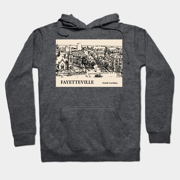 Fayetteville - North Carolina Hoodie by Lakeric